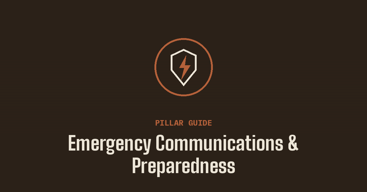 Emergency Communications and Preparedness