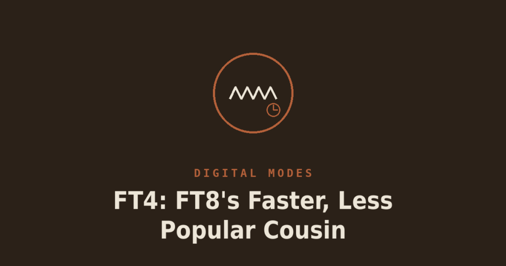 FT4: FT8’s Faster, Less Popular Cousin