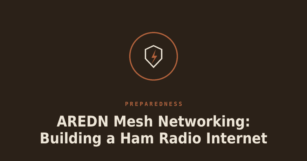 AREDN Mesh Networking: Building a Ham Radio Internet