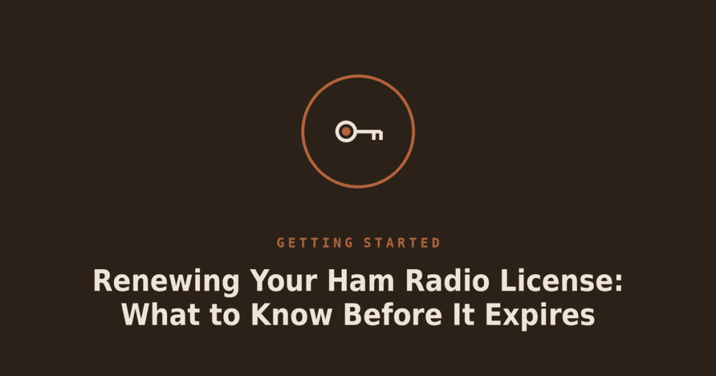Renewing Your Ham Radio License: What to Know Before It Expires