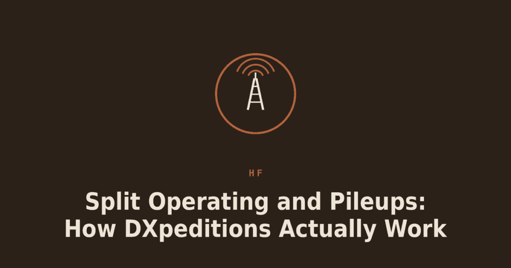 Split Operating and Pileups: How DXpeditions Actually Work