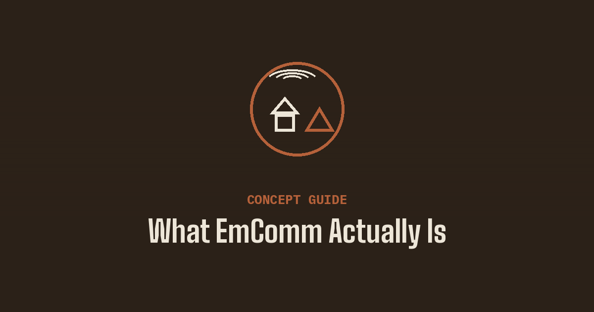 What EmComm actually is