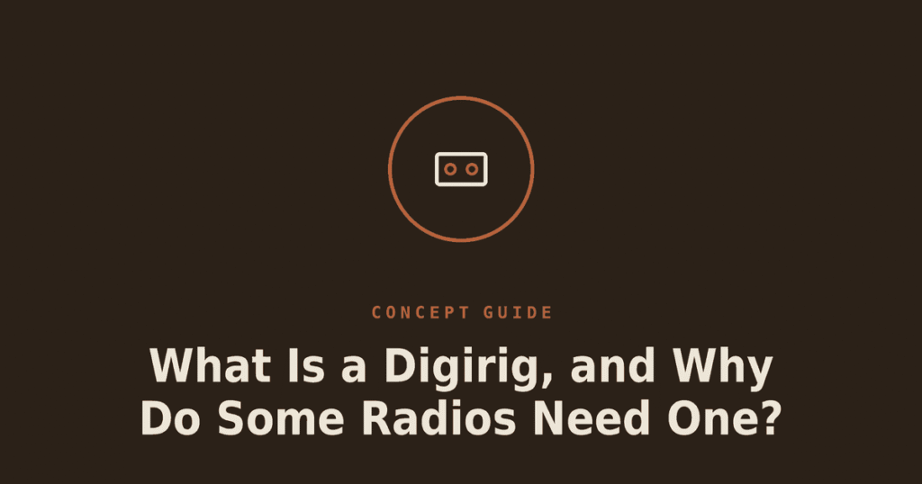 What Is a Digirig, and Why Do Some Radios Need One?