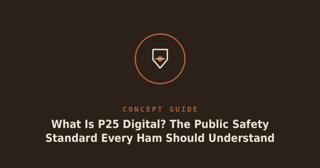 What Is P25 Digital? The Public Safety Standard Every Ham Should Understand