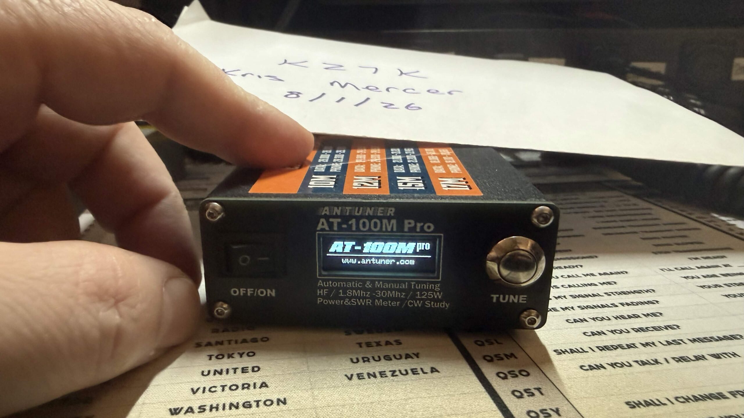 At-100m pro tuner