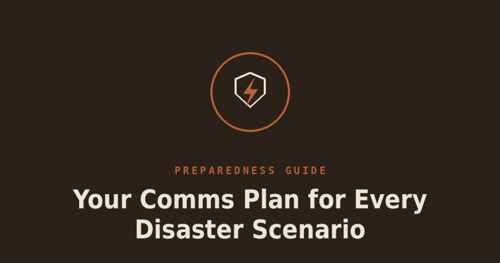 Your Comms Plan for Every Disaster Scenario
