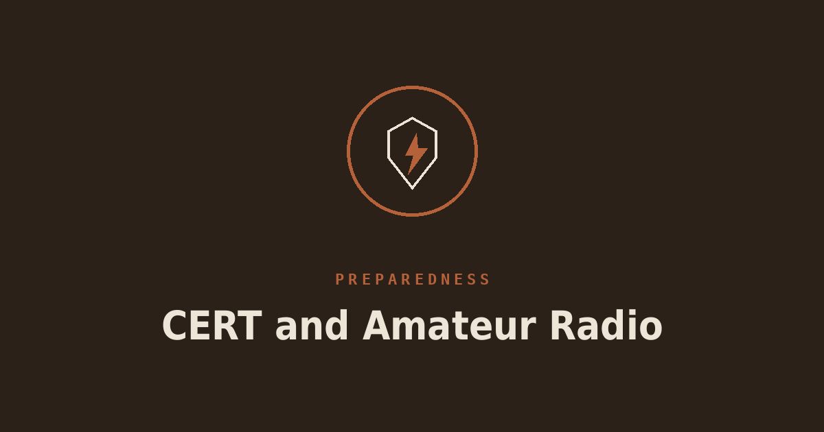 CERT and Amateur Radio: How the Programs Overlap