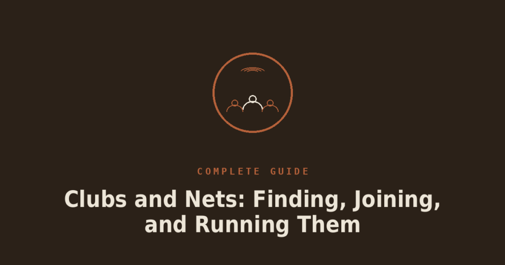 Clubs and Nets: Finding, Joining, and Running Them