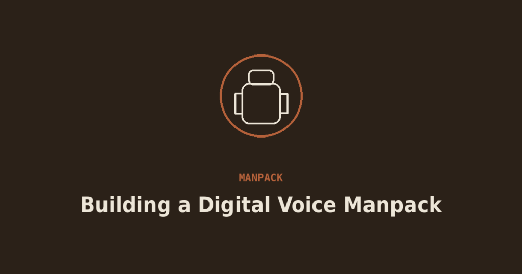 Building a Digital Voice Manpack: DMR or D-STAR On the Go
