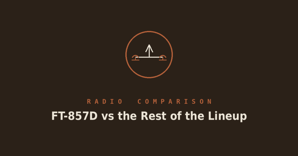 Yaesu FT-857D vs FT-891, G90, FTX-1 Field, FTX-1 Optima, IC-7300 Mark II, and FT-817: Where Each One Actually Wins