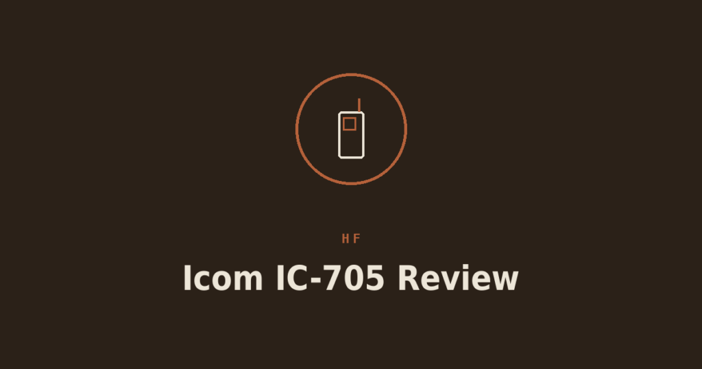 Icom IC-705 Review: A Compact SDR QRP Radio for the Field