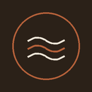 Monsoon or flash flood icon