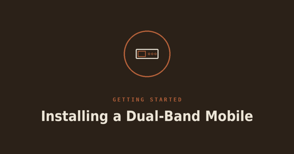 Installing a Ham Dual-Band Mobile Radio in Your Vehicle