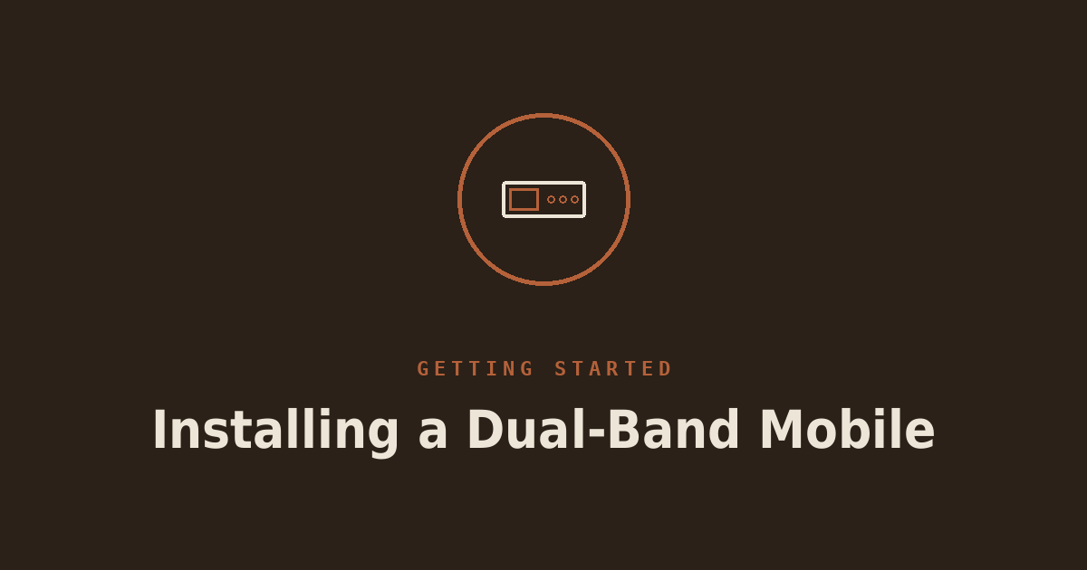 Installing a Ham Dual-Band Mobile Radio in Your Vehicle