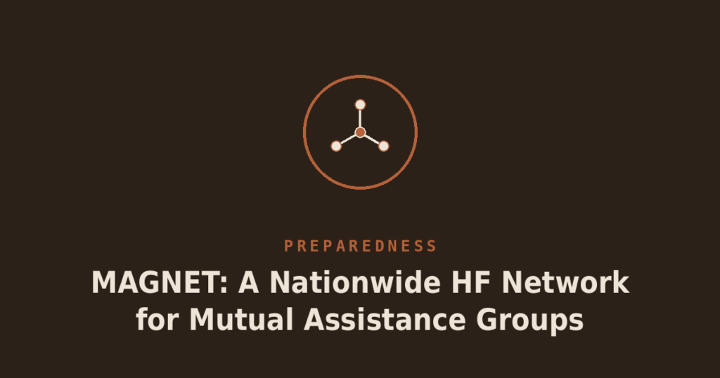MAGNET: A Nationwide HF Network for Mutual Assistance Groups