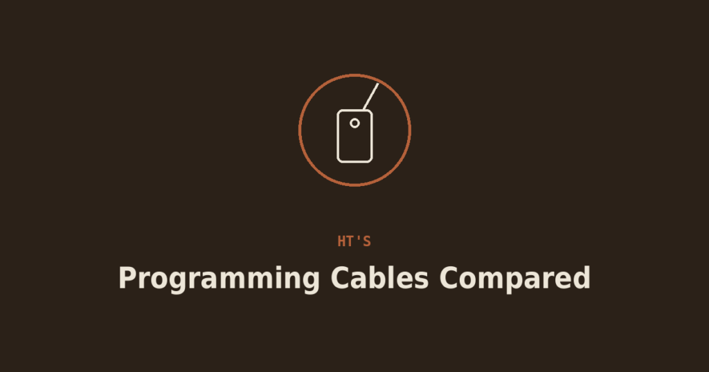 Programming Cables Compared: Which One Actually Works Reliably