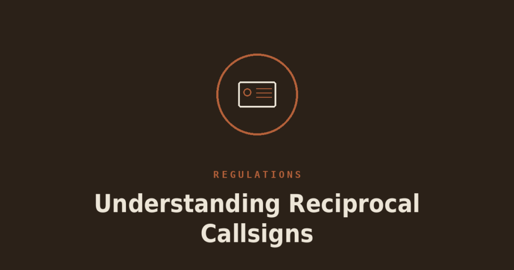 Understanding Reciprocal Callsigns: /W, /VE, and Portable Designators