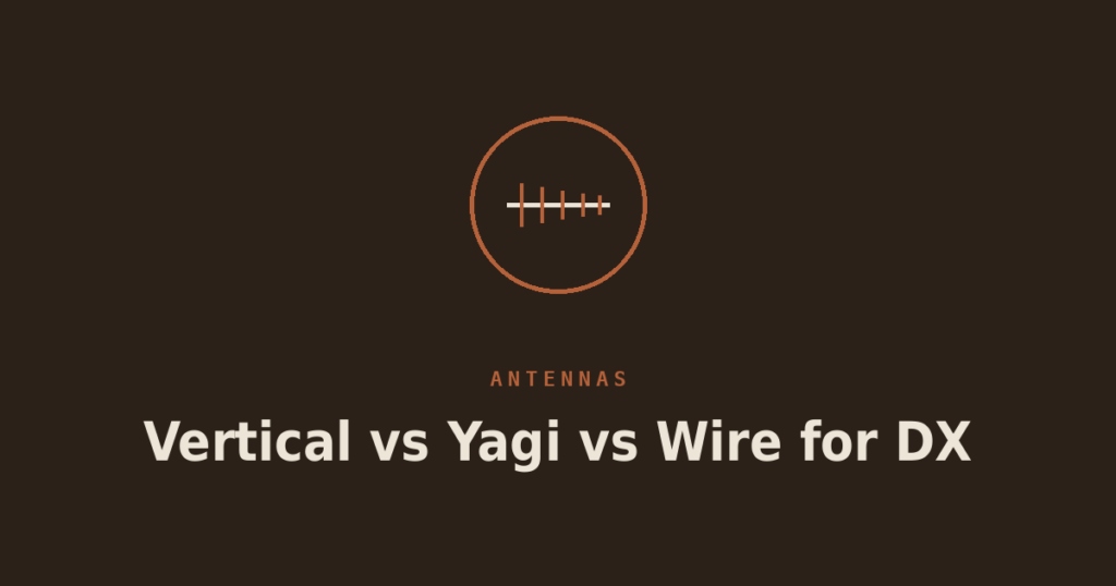 Vertical vs Yagi vs Wire for DX: A Decision Framework
