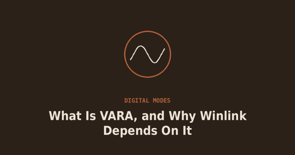 What Is VARA, and Why Winlink Depends On It