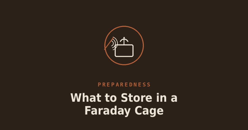What to Actually Store in a Faraday Cage: A Realistic Radio Gear List