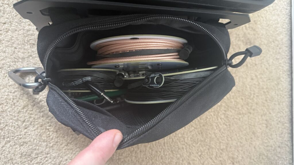 Updated Yaesu FTX-1 Optima go-box with MOLLE pouches