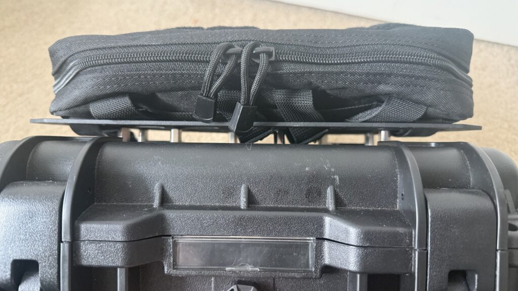 Updated Yaesu FTX-1 Optima go-box with MOLLE pouches